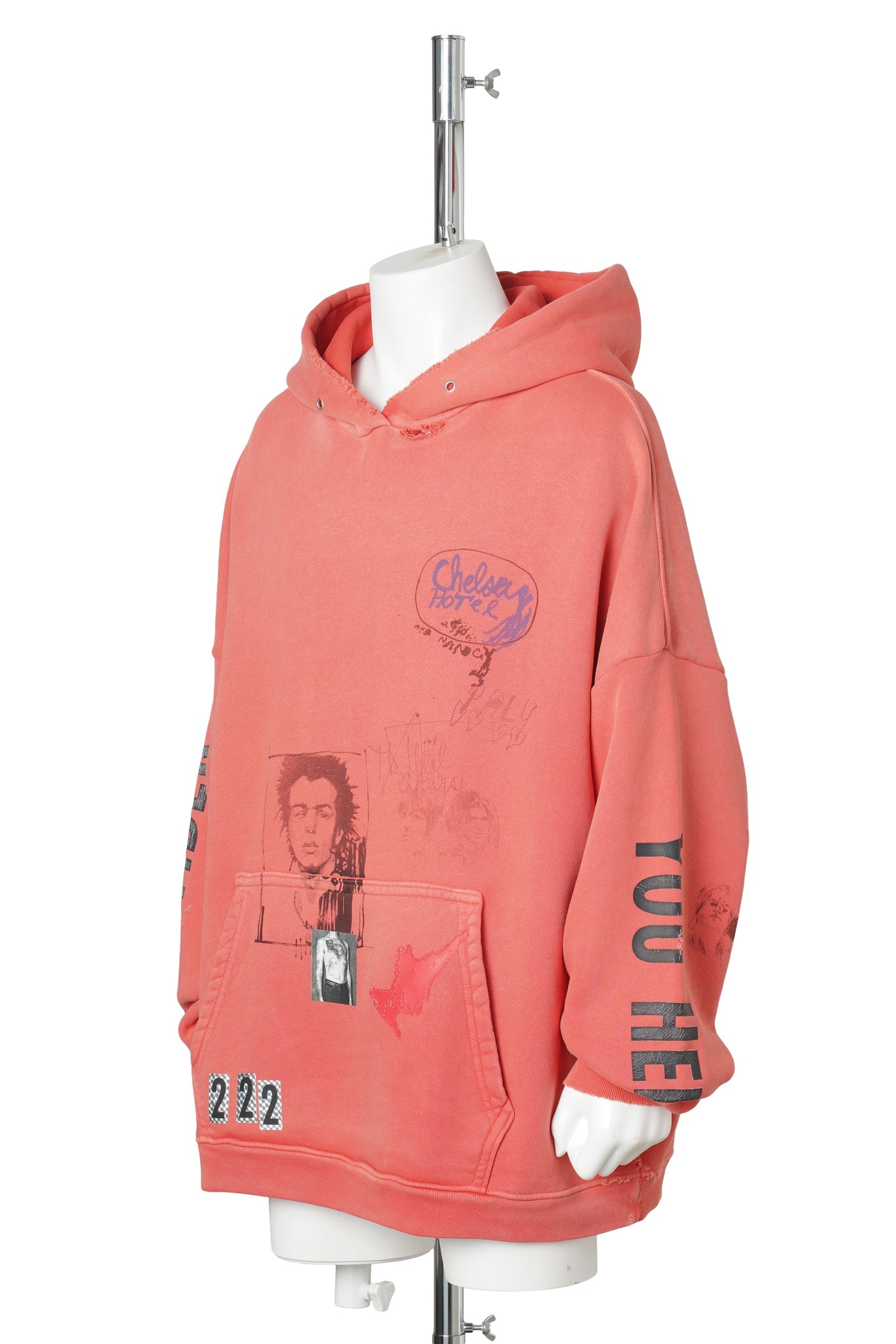 CHELSEA HOTEL HOODIE / RED