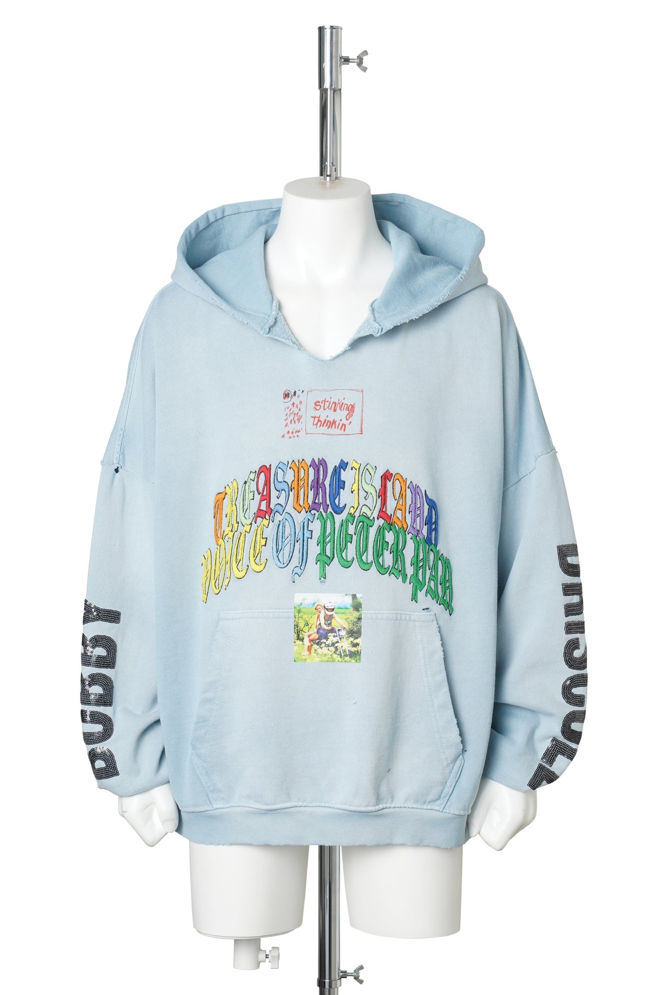 BOBBY DRISCOLL HOODIE / BABY BLUE