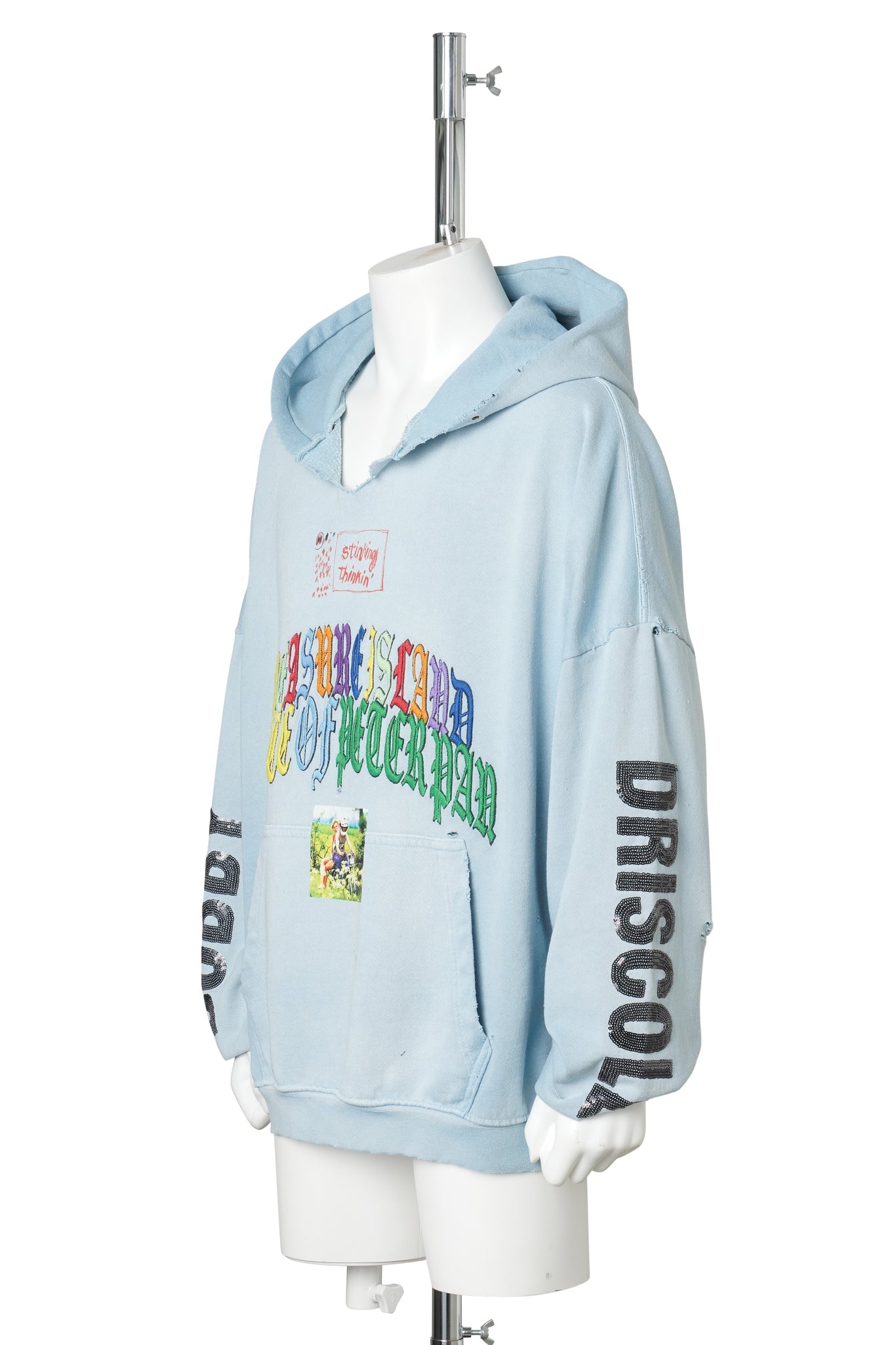 BOBBY DRISCOLL HOODIE / BABY BLUE