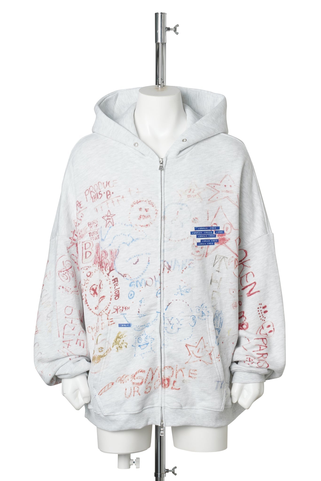 JOSHUA TREE DOUBLE ZIP HOODIE / MULTI