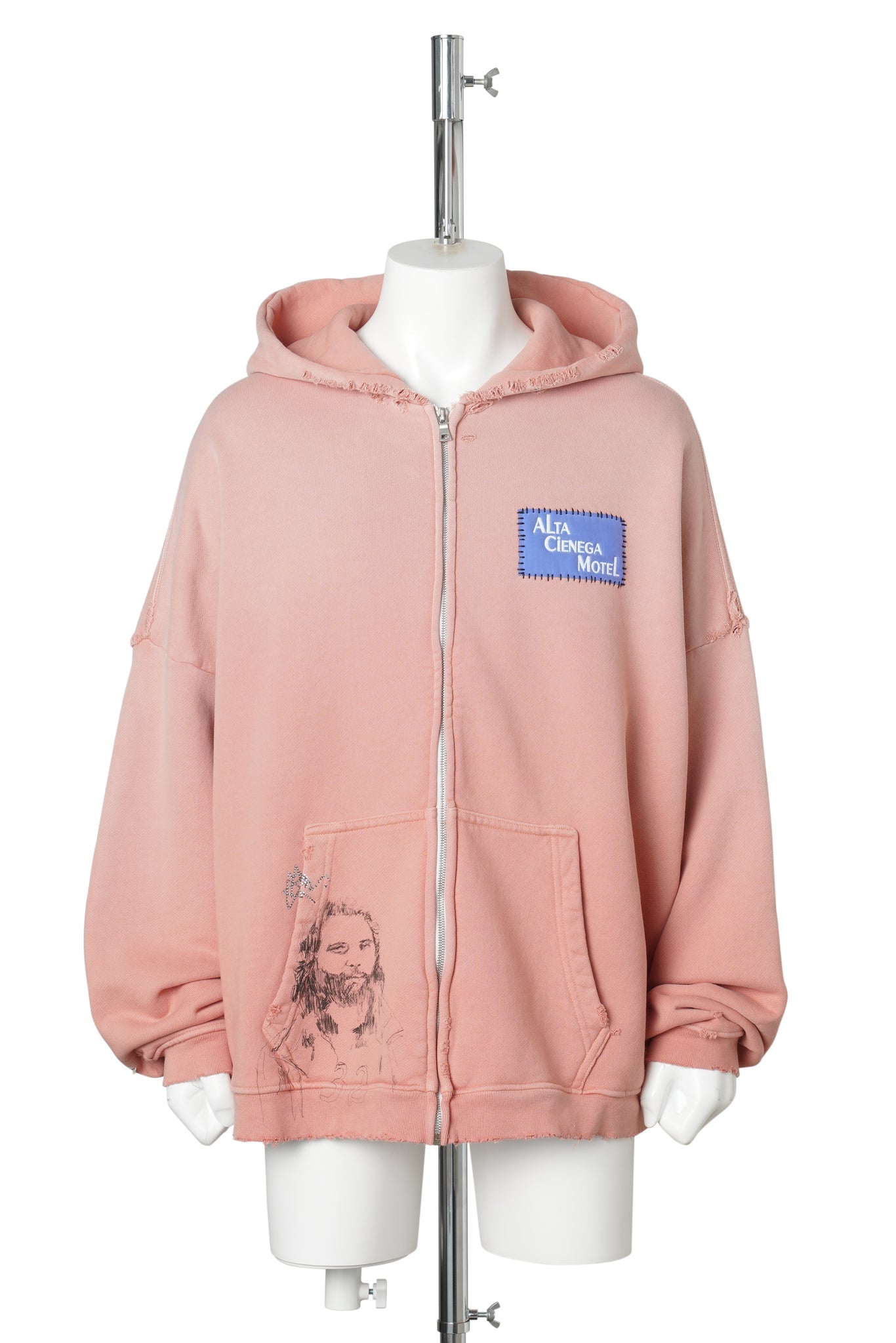 ALTA CIENEGA ZIP HOODIE / PEACH