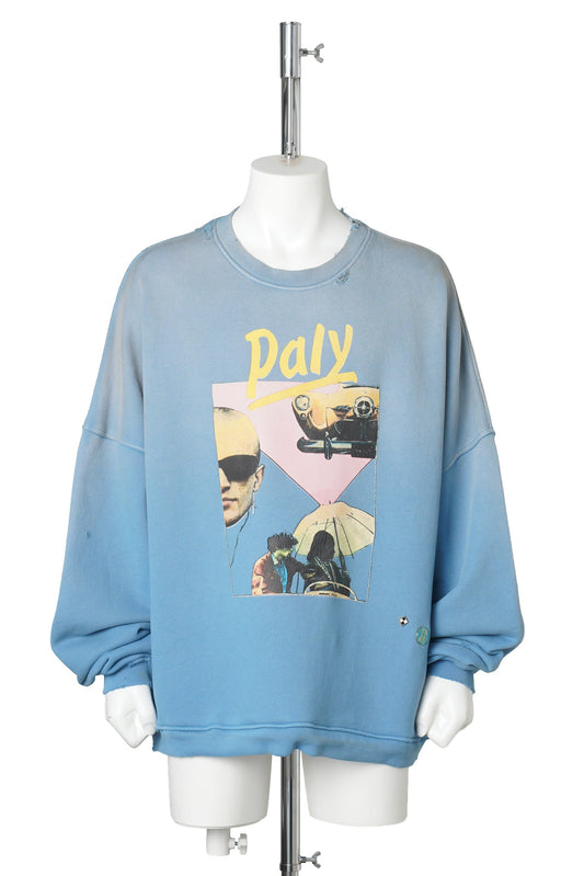 STILL LIFE CREWNECK / BLUE