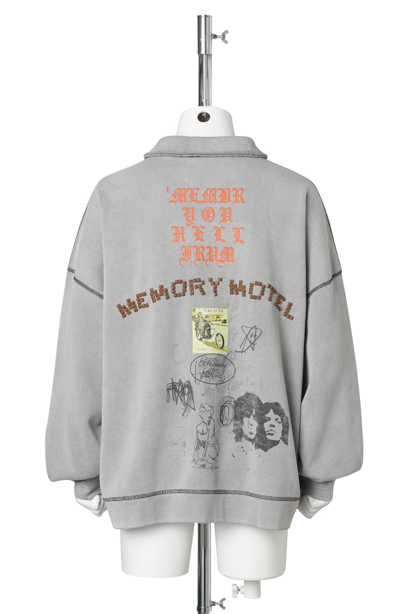 SORRY 'BOUT THAT 1/4 ZIP CREWNECK / GRAY