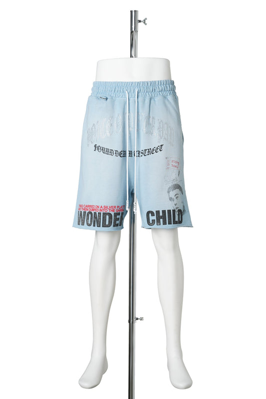 BOBBY DRISCOLL SWEAT SHORT / BABY BLUE