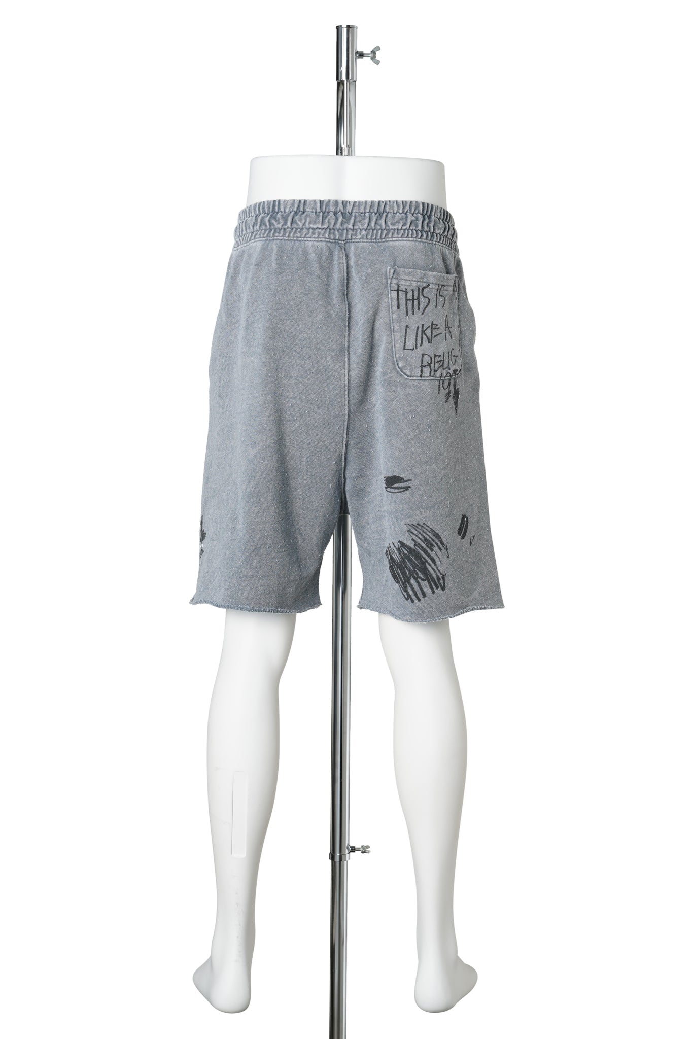 CARRYING THE MESSAGE SWEATSHORT / GRAY