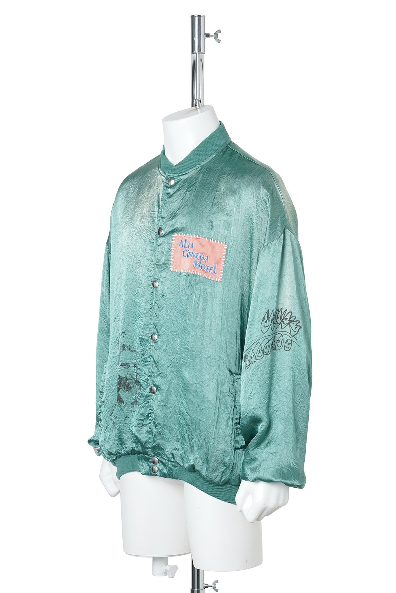 JIM'S ROOM SATIN JACKET / MINT