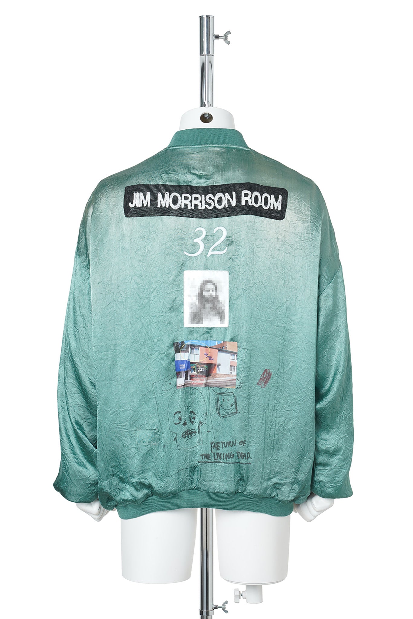 JIM'S ROOM SATIN JACKET / MINT