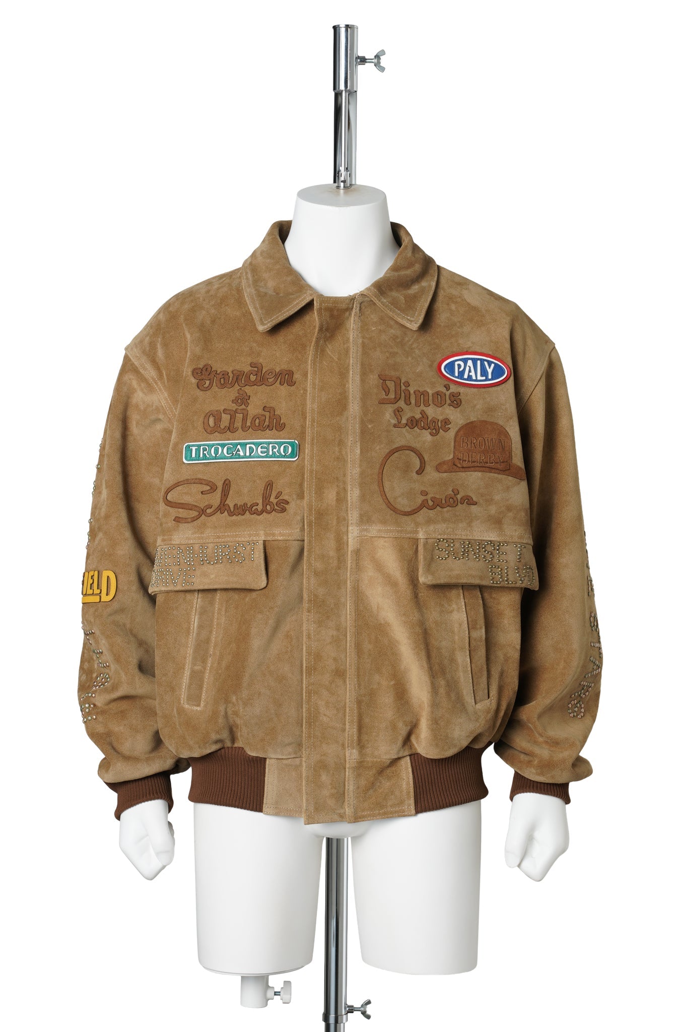 SUNSET BLVD. SPONSORED SUEDE JACKET / TAN