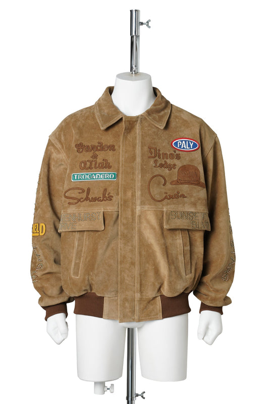SUNSET BLVD. SPONSORED SUEDE JACKET / TAN