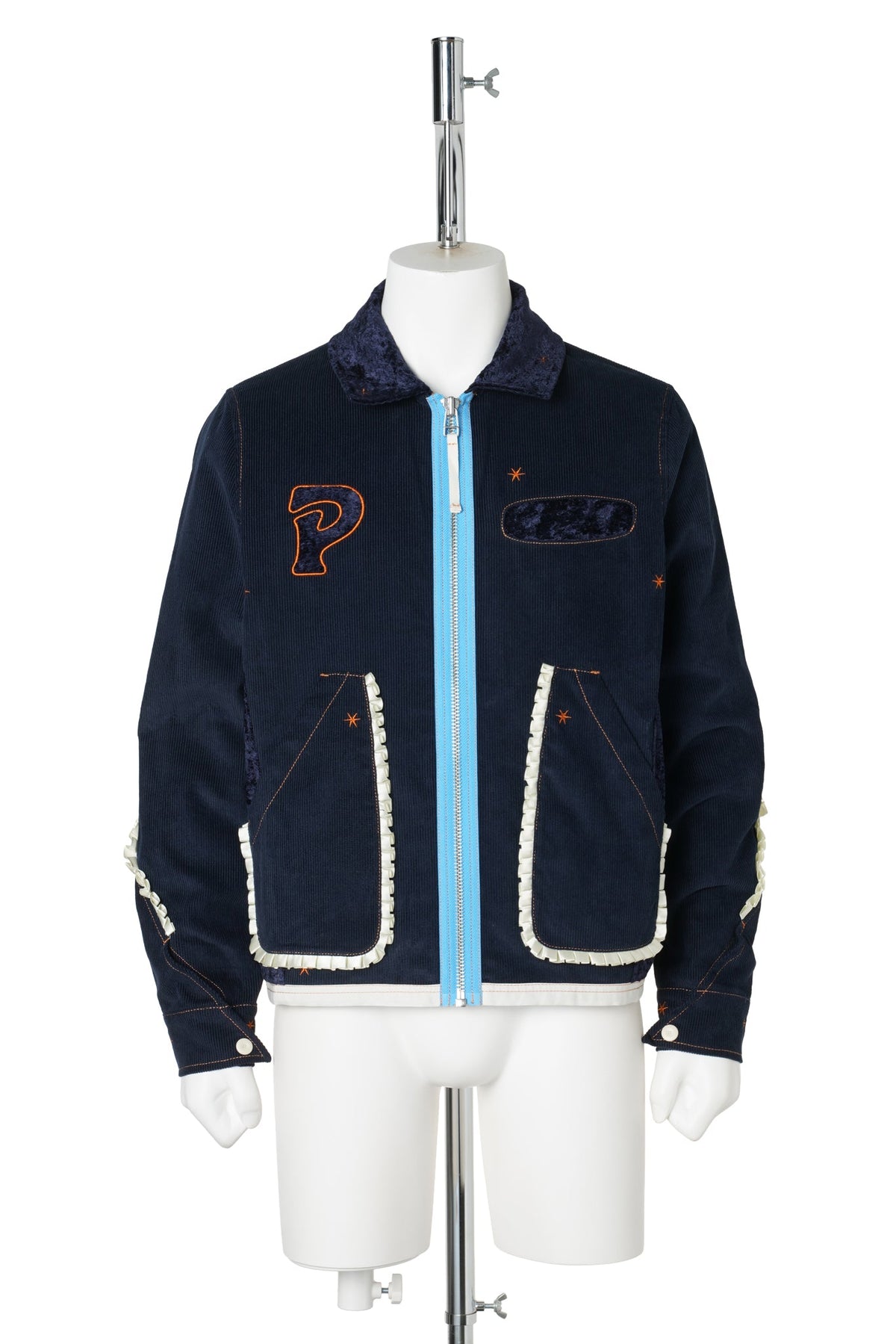 RIBBON JACKET / NAVY