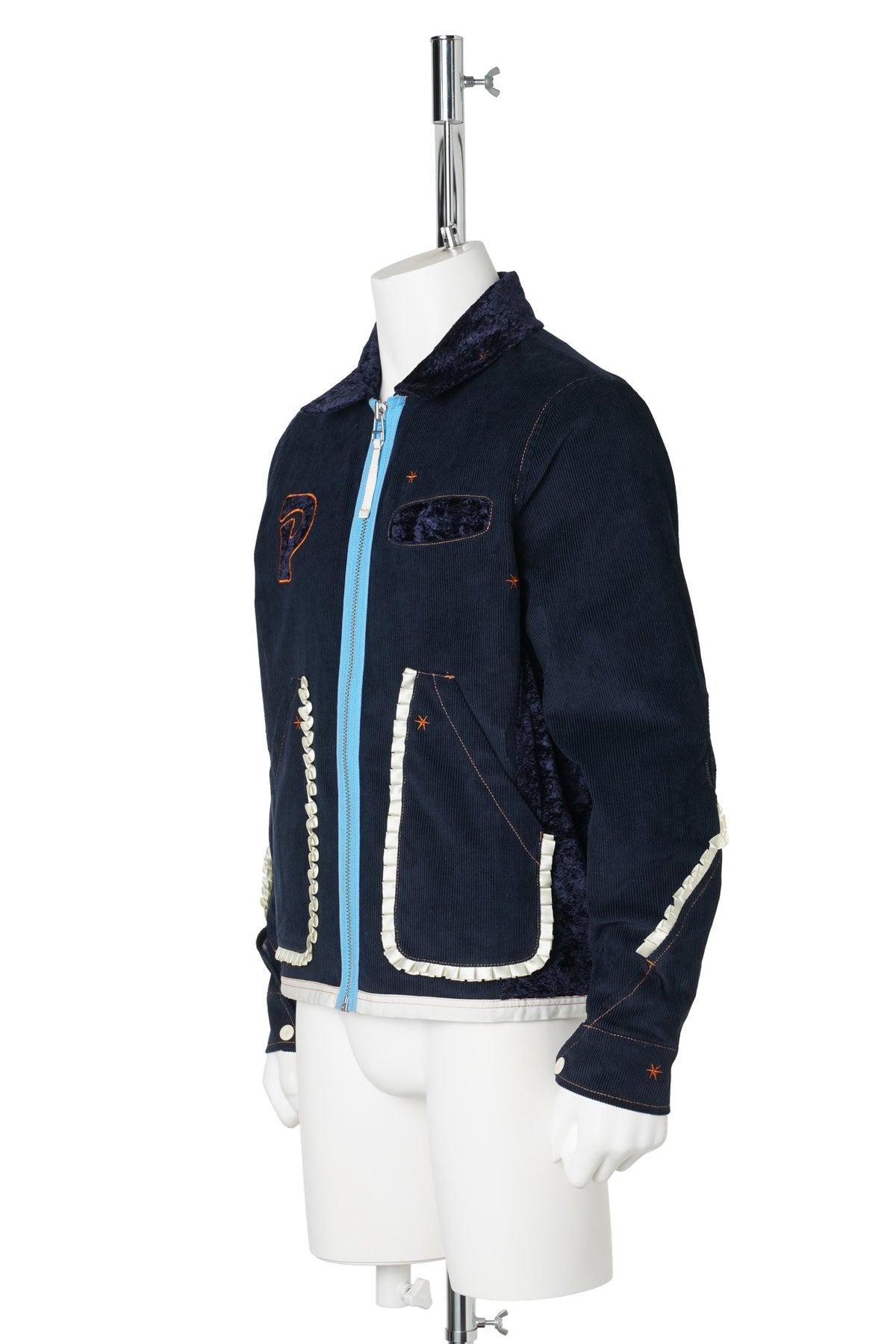RIBBON JACKET / NAVY