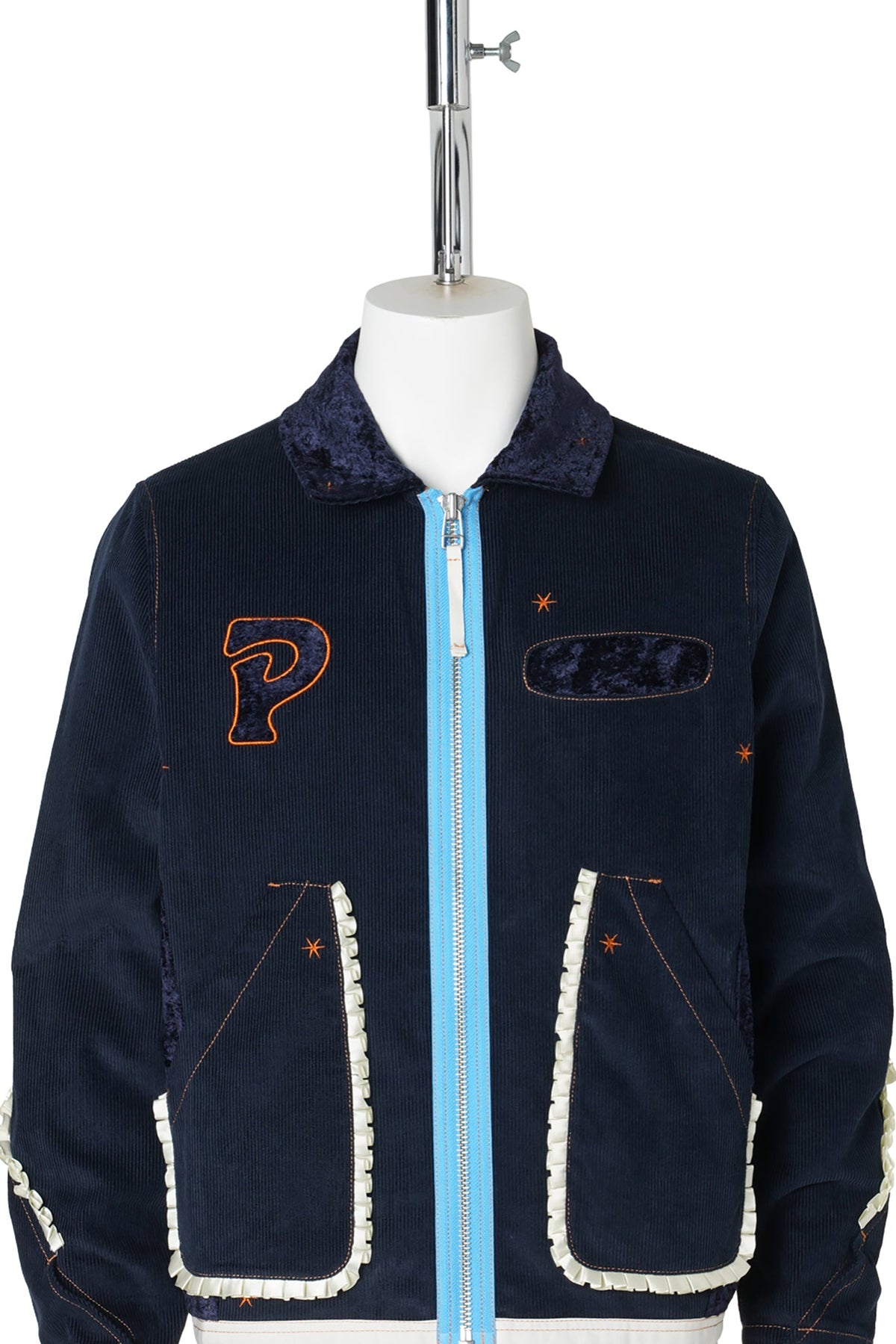 RIBBON JACKET / NAVY