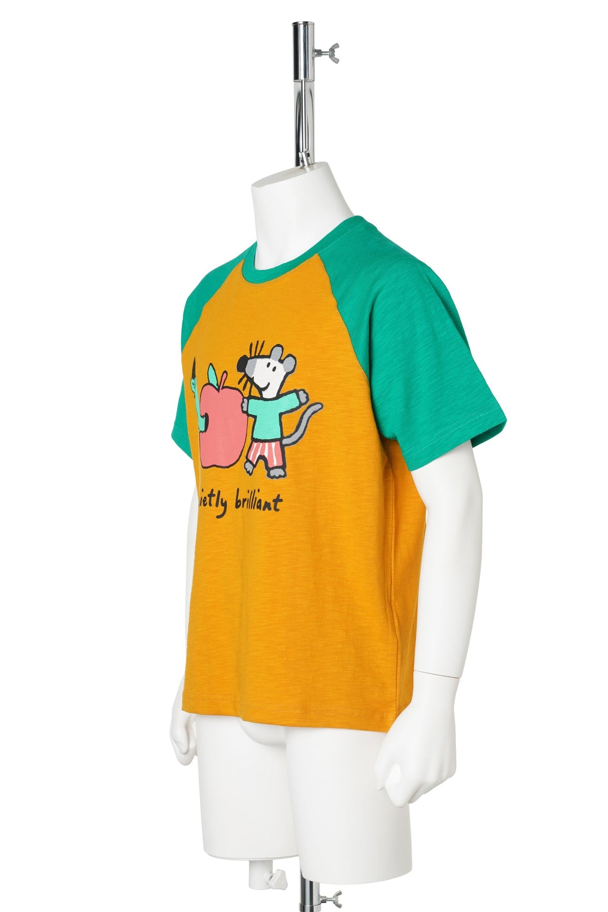 APPLE TEE / YELLOW/GREEN