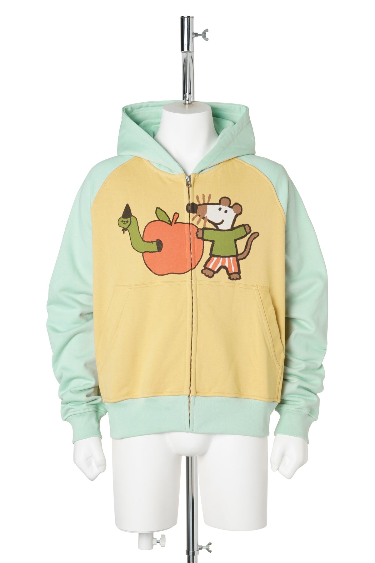 APPLE ZIP-UP / YELLOW/GREEN