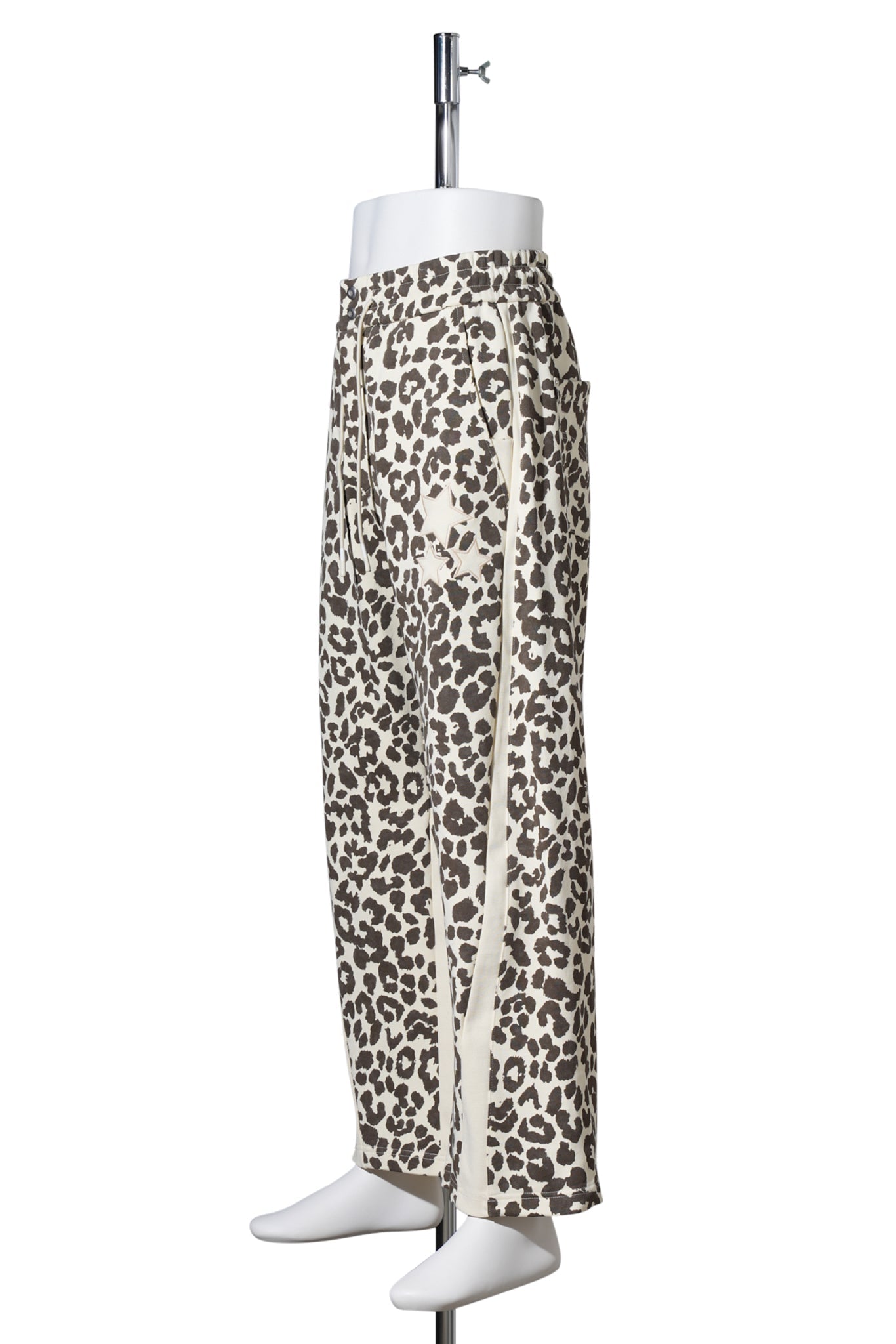 STAR SWEAT PANTS / LEOPARD