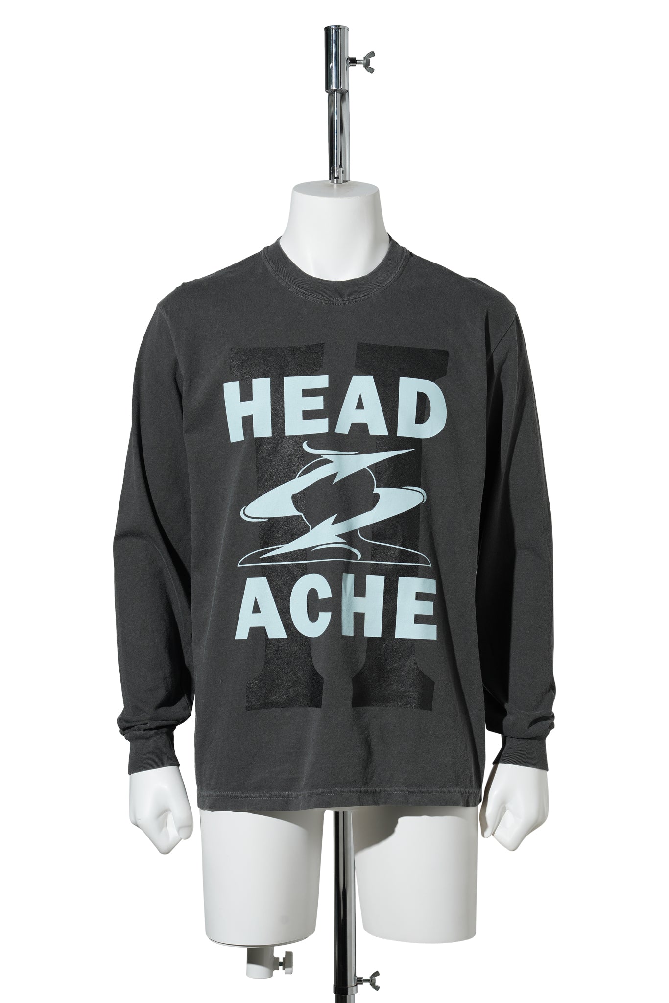 HEADACHE 2 LONGSLEEVE T-SHIRT / BLACK