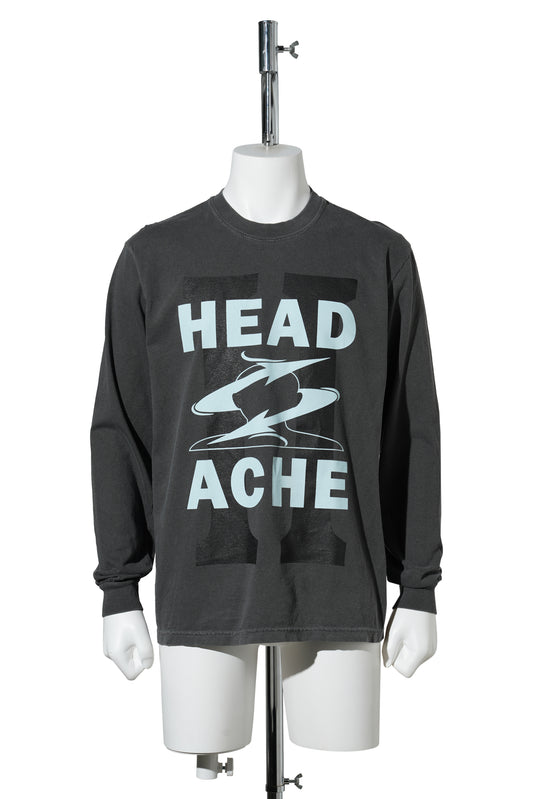 HEADACHE 2 LONGSLEEVE T-SHIRT / BLACK