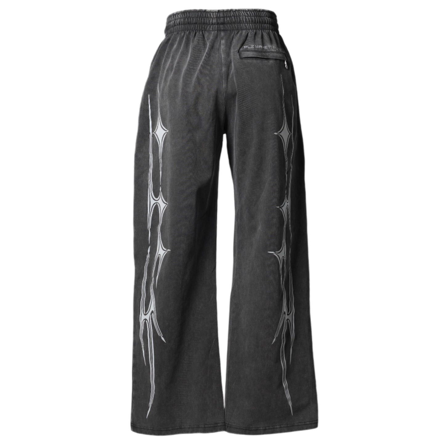 PLZ HI-VIZ PLEATED PANTS / GREY