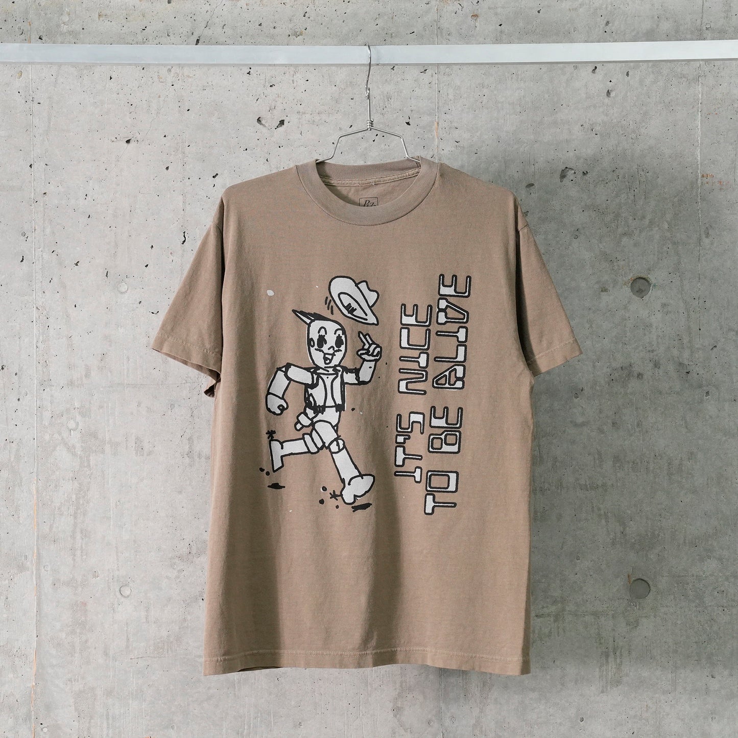 VEGYN IT'S NICE TO BE ALIVE TEE / BROWN