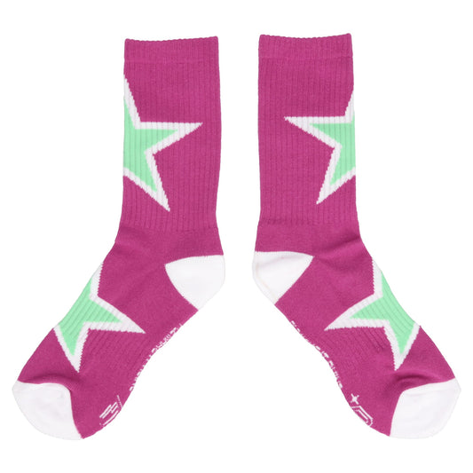 STAR SOCKS - PURPLE / PURPLE
