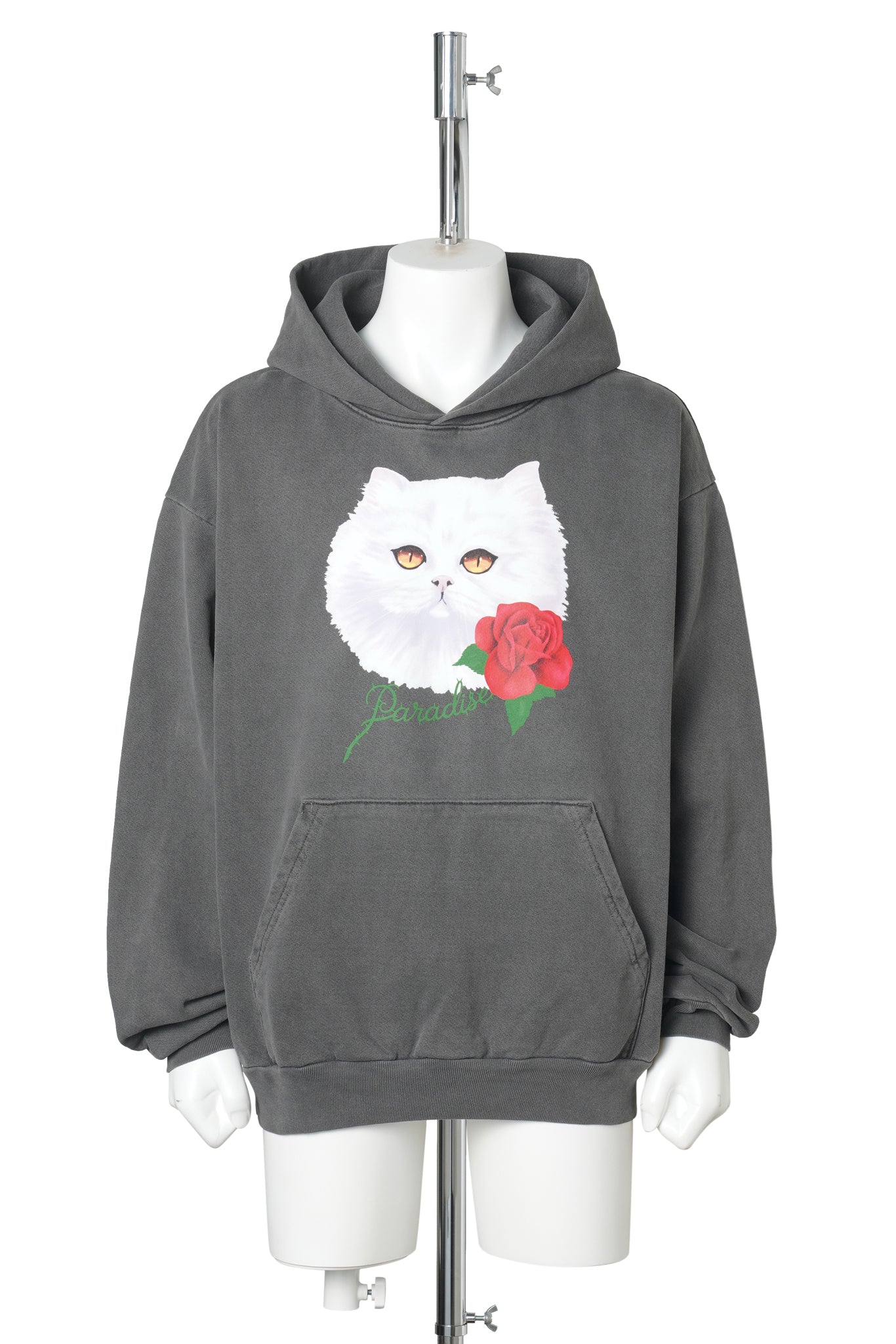 PURRADISE HOOD / VINTAGE BLACK