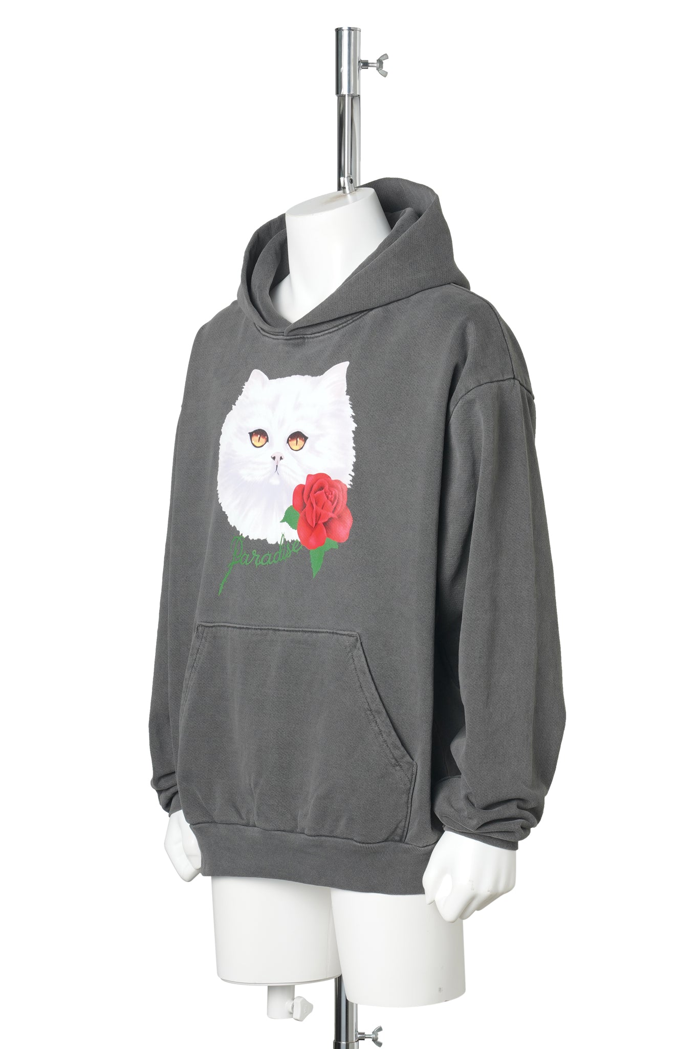 PURRADISE HOOD / VINTAGE BLACK