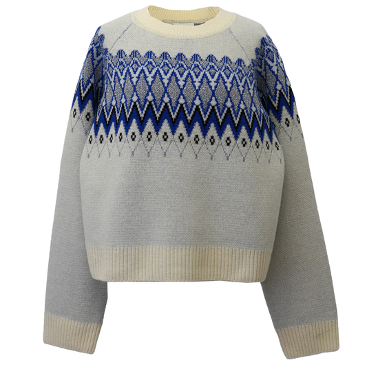 PULL/CARDIGAN PULL OVER LONG SLEEVES / V161:FAIR ISLE