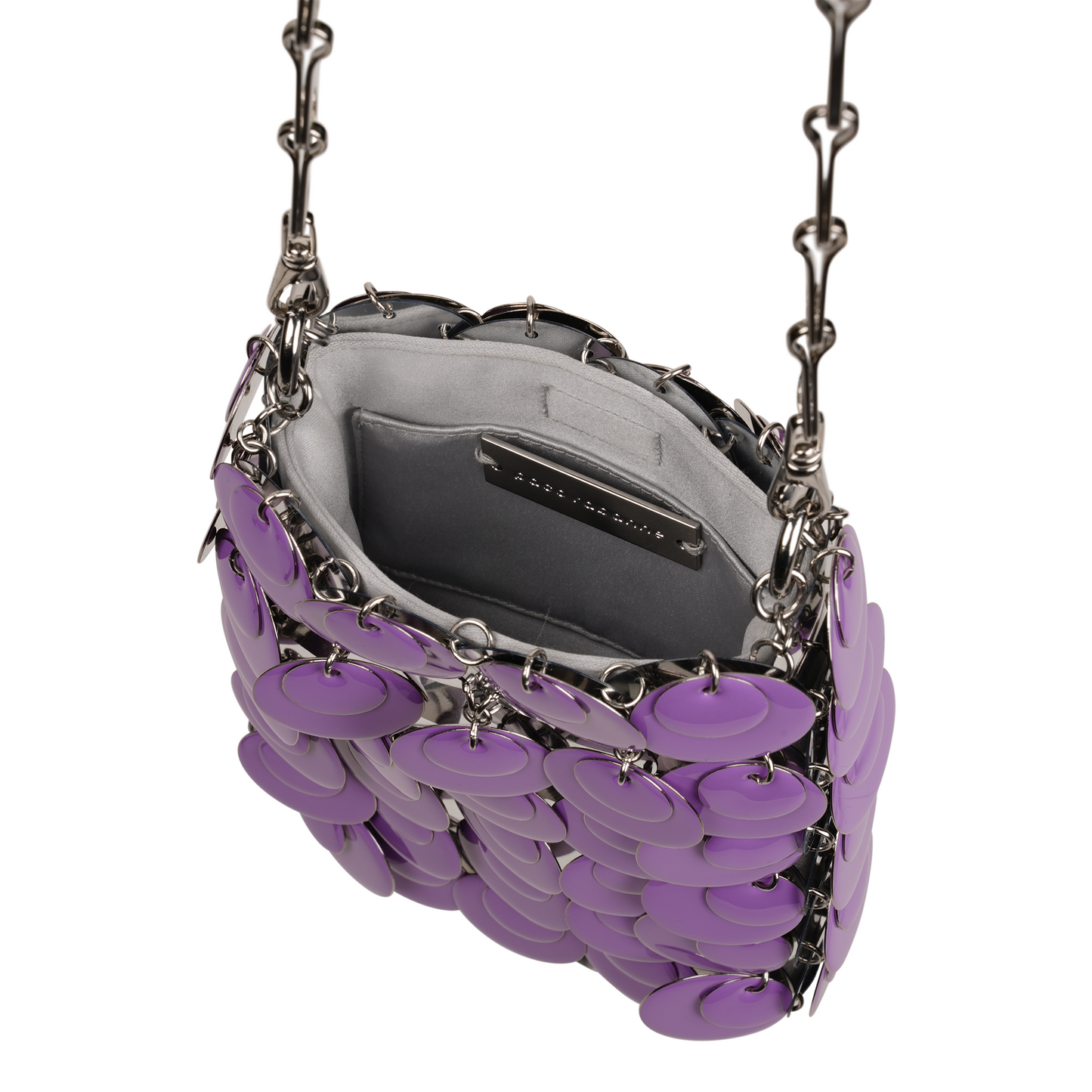 SPARKLE MINI SAC A MAIN METAL / M512:LILAC/SILVER