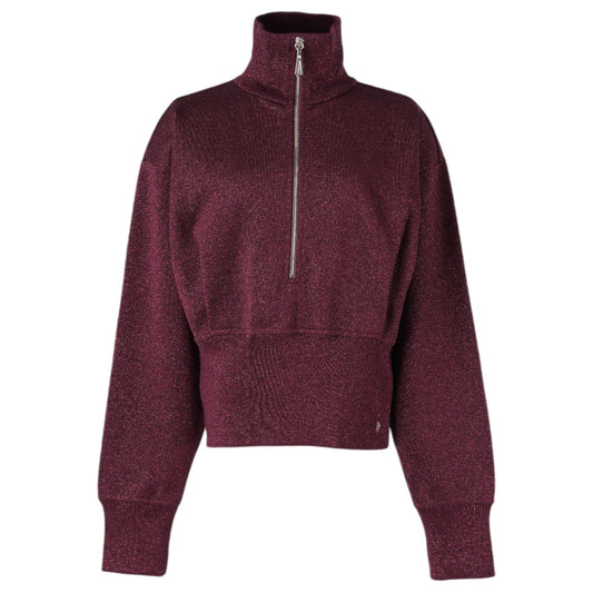 SWEATSHIRT SWEATSHIRT WITHOUT HOOD / P630：BORDEAUX