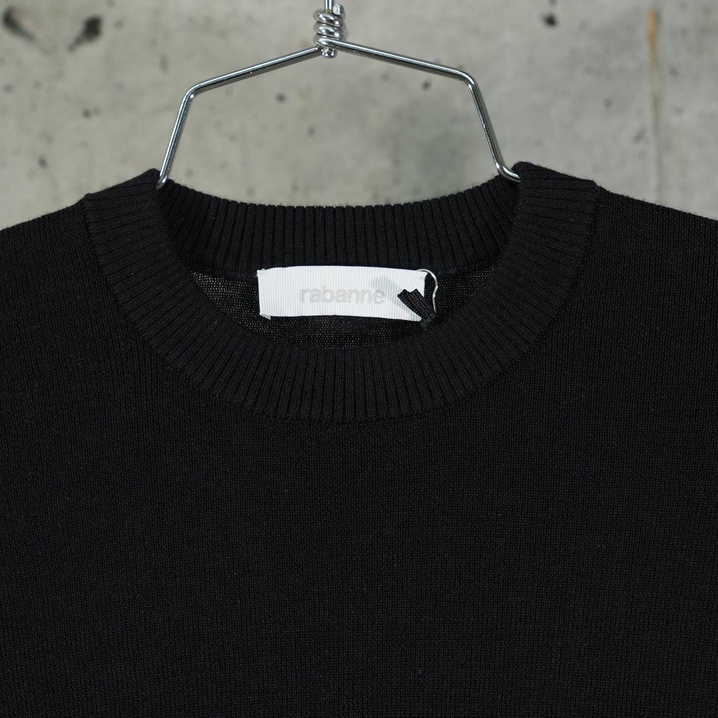 PULL/CARDIGAN PULL OVER LONG SLEEVES / P001：BLACK