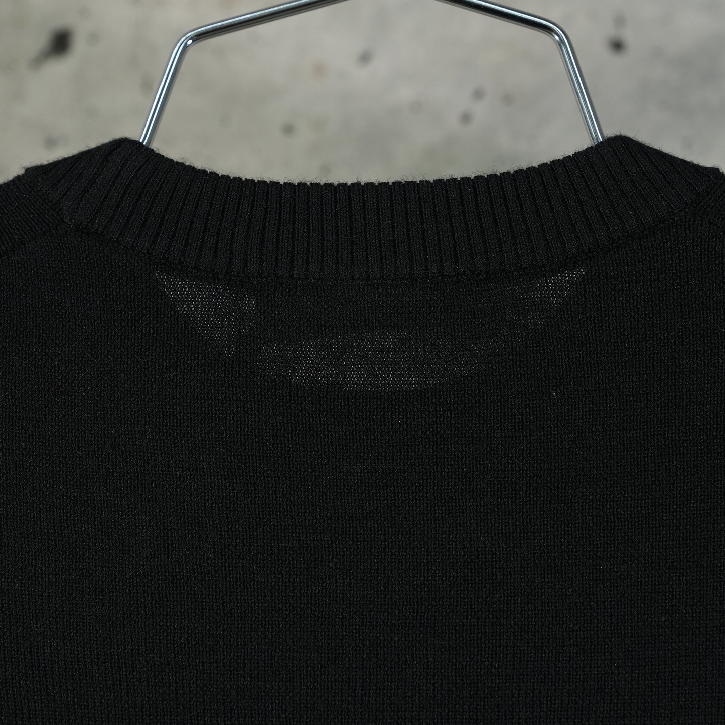 PULL/CARDIGAN PULL OVER LONG SLEEVES / P001：BLACK