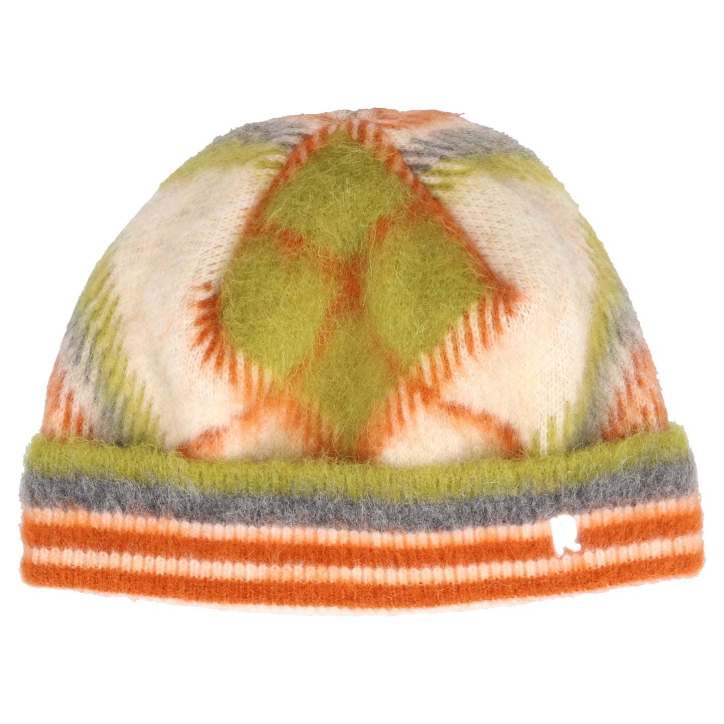 ACCESSOIRES TEX BEANIE / V926:BEIGE/GREEN CHECK