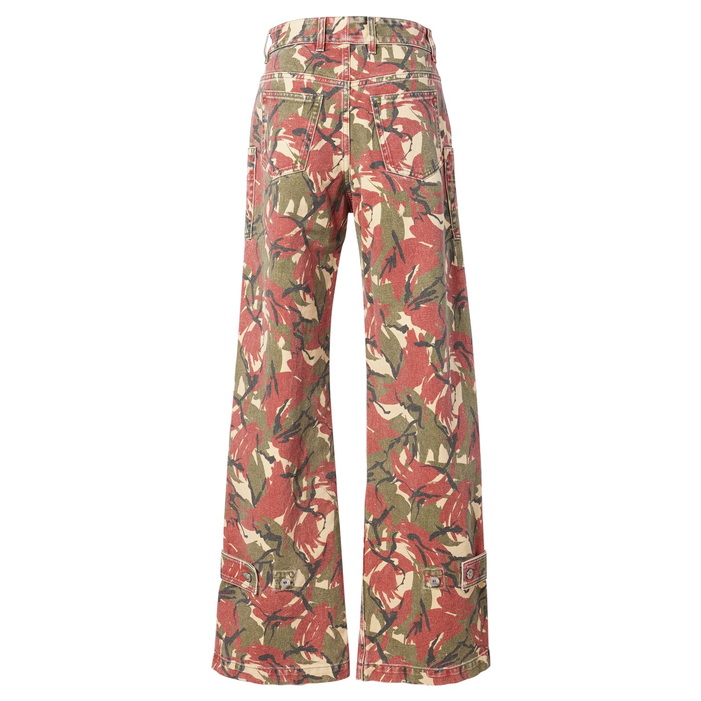 PANTALON LARGE PANT / V267:CAMOUFLAGE BEIGE/KAKI/BR