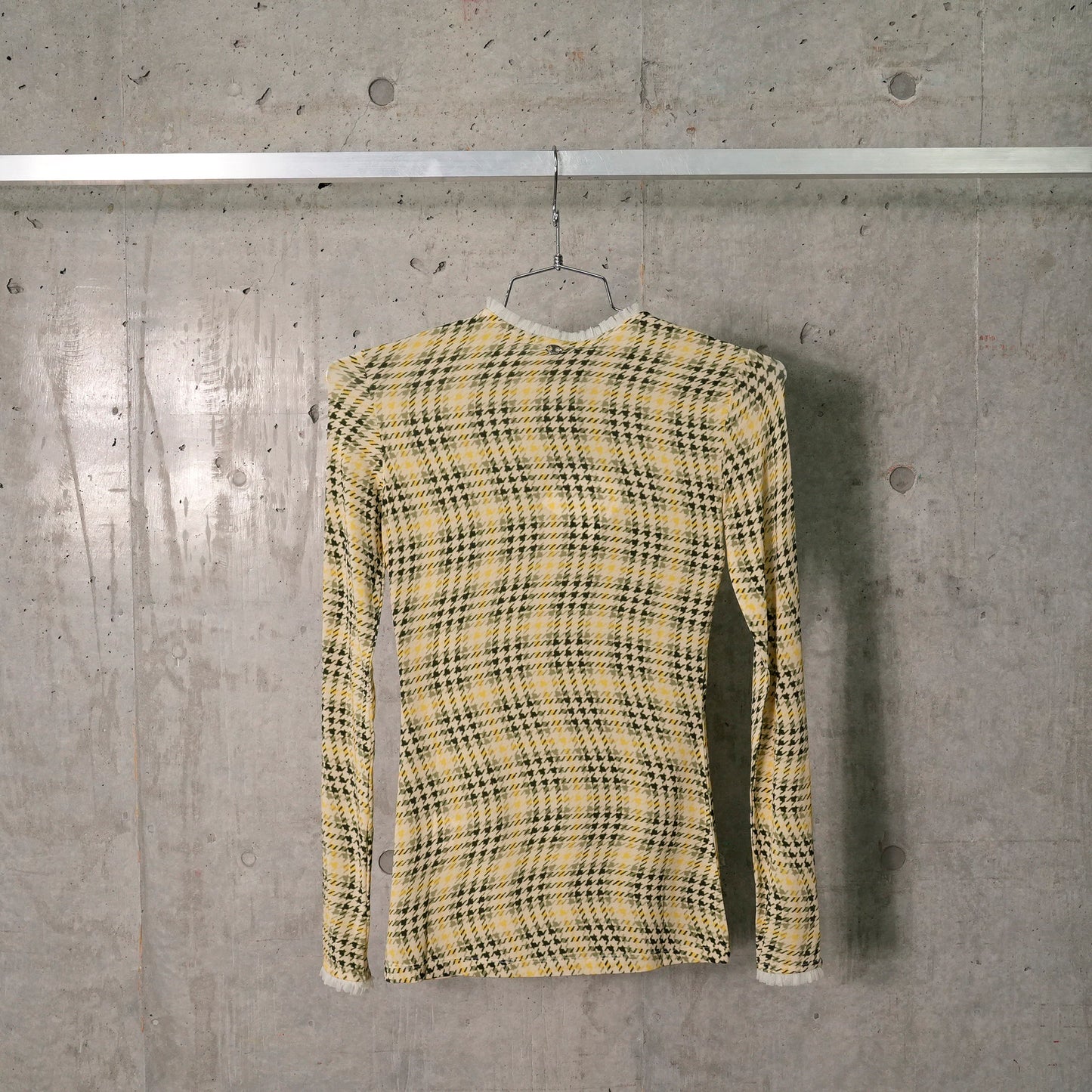 HAUT TOP LONG SLEEVES / V264:TARTAN/GREEN/YELLOW