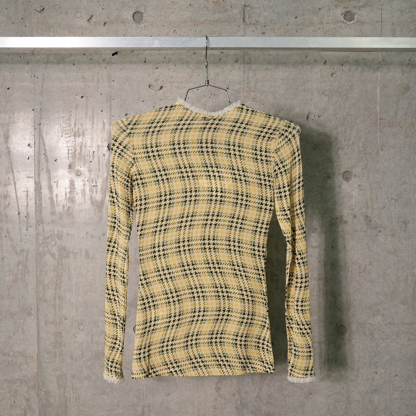 HAUT TOP LONG SLEEVES / V264:TARTAN/GREEN/YELLOW