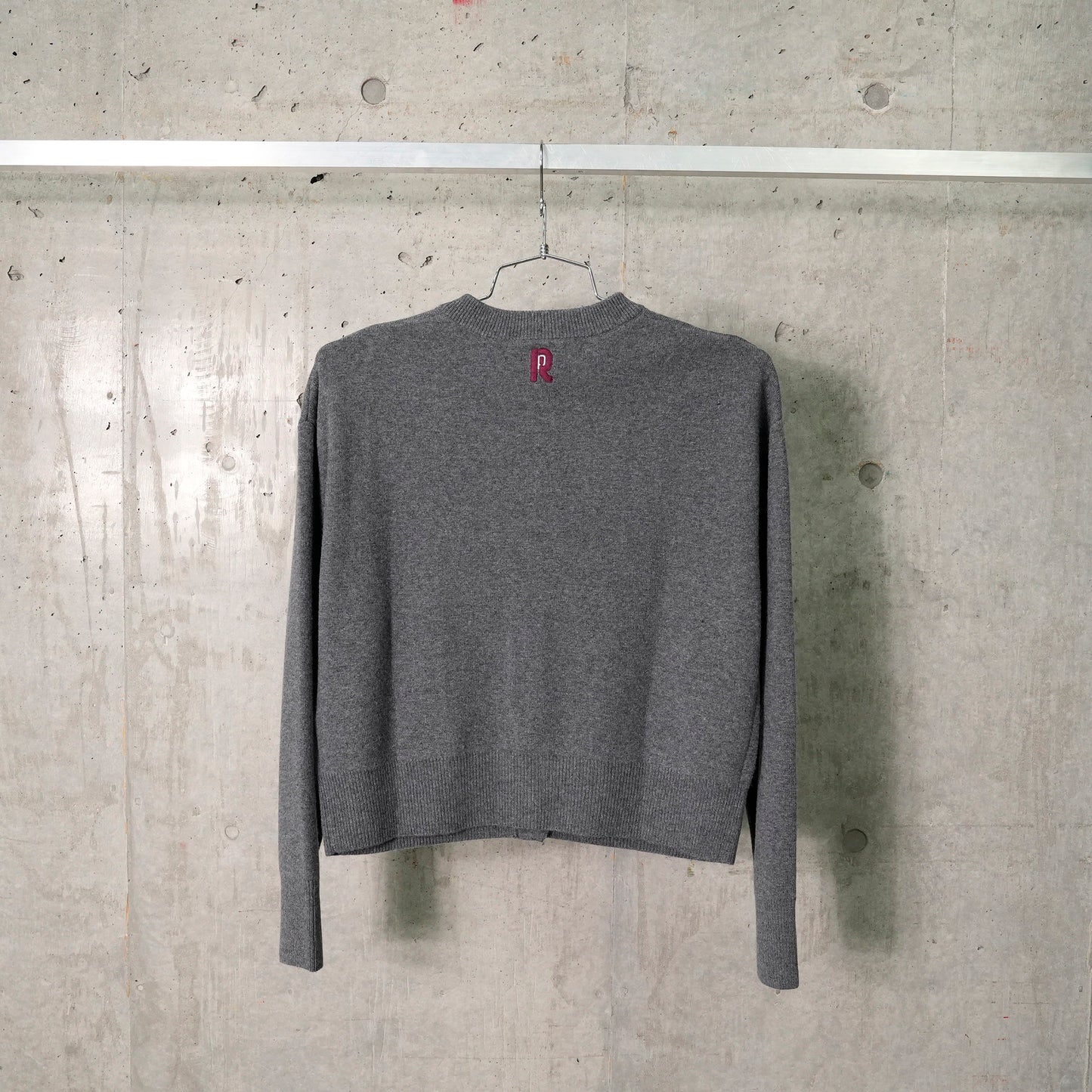 PULL/CARDIGAN CARDIGAN / P022:DARK GREY