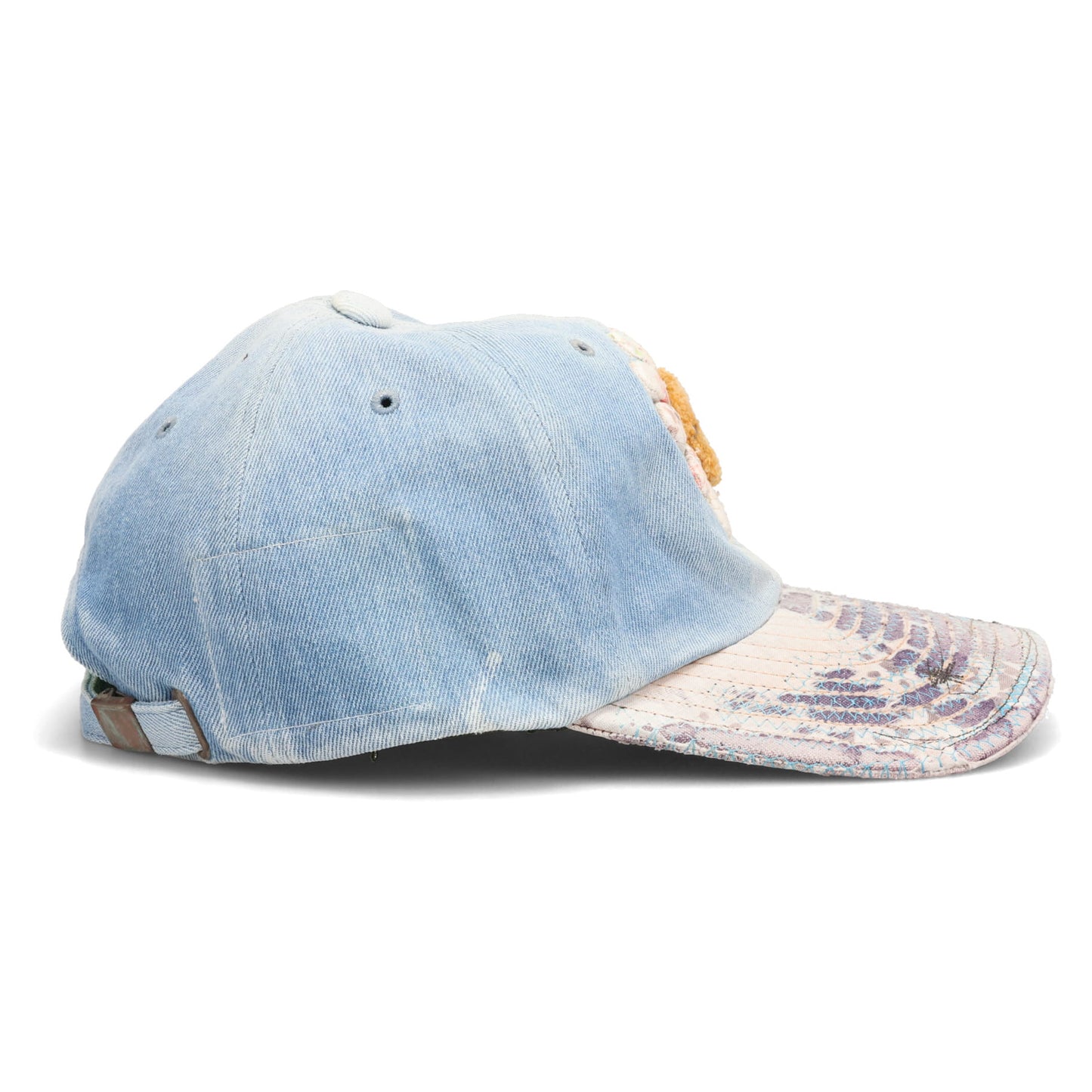 MEME TRUCKER CAP (SMILY DAISY) / LIGHT INDIGO