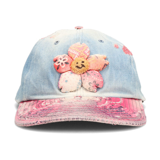 MEME TRUCKER CAP (SMILY SAKURA) / LIGHT INDIGO