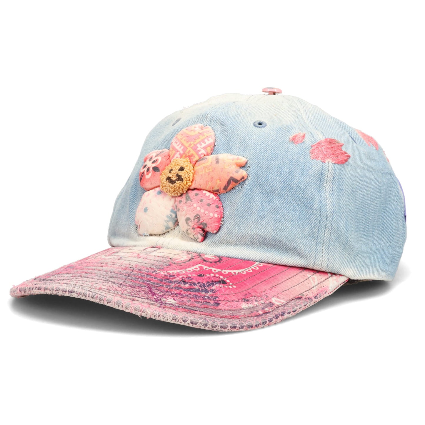 MEME TRUCKER CAP (SMILY SAKURA) / LIGHT INDIGO