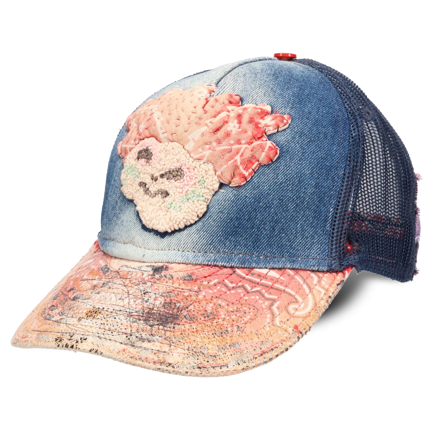MEME HACK TOON TRUCKER CAP (ANIMA IN WATER) / INDIGO