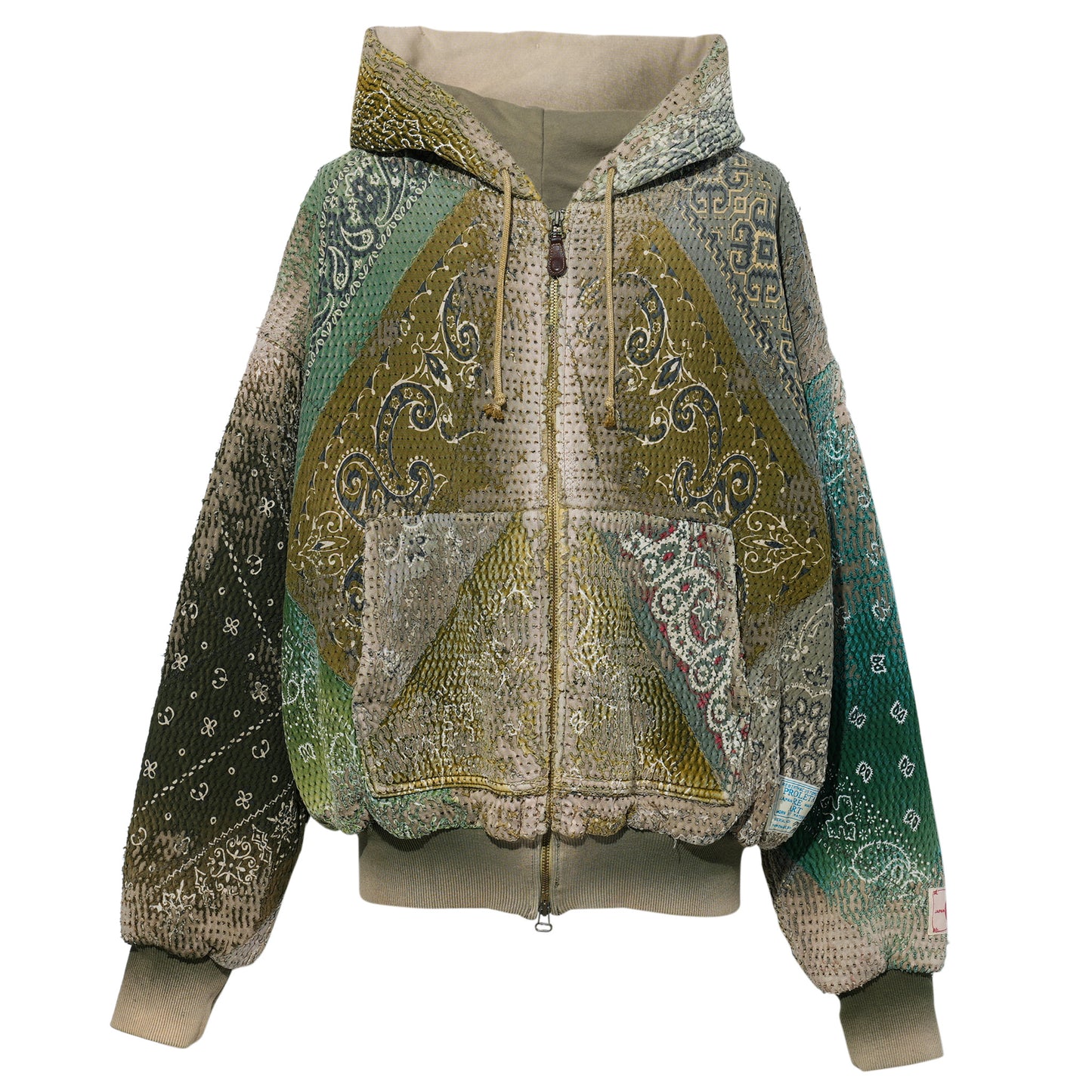 UROBOROS ZIP HOODIE / KHAKI