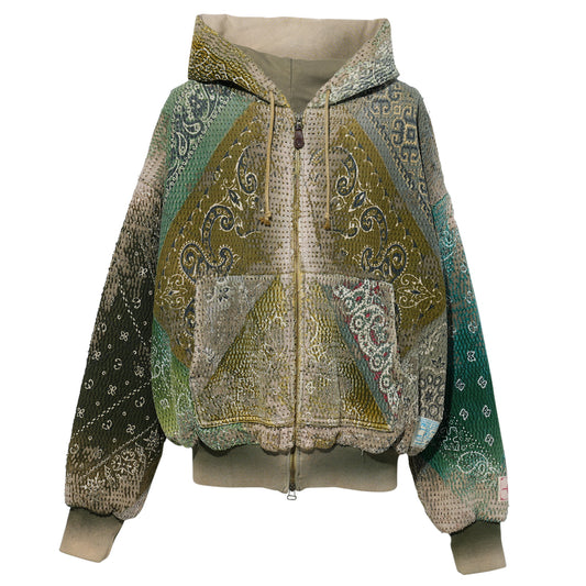 UROBOROS ZIP HOODIE / KHAKI