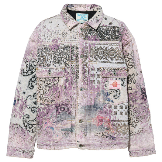 UROBOROS TYPE-2 JACKET / PURPLE×WHITE