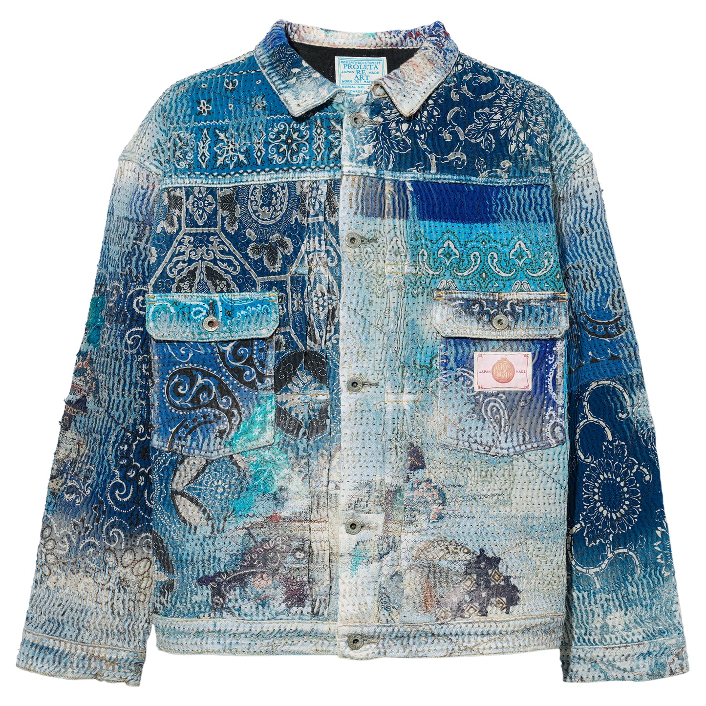 UROBOROS TYPE-2 JACKET / BLUE×TURQUOISE