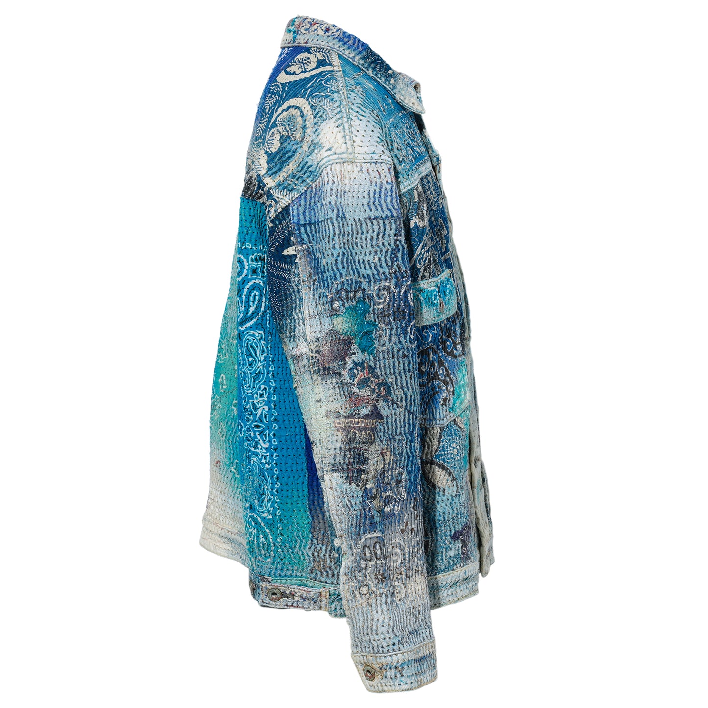 UROBOROS TYPE-2 JACKET / BLUE×TURQUOISE