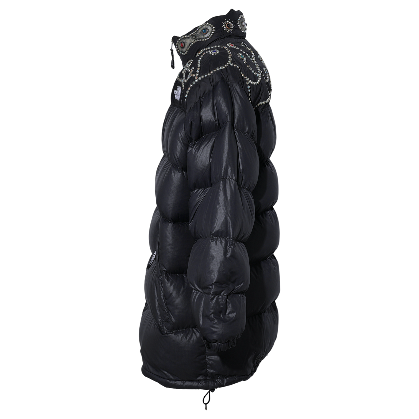 STUDS LONG NUPTSE DOWN JACKE / BLACK