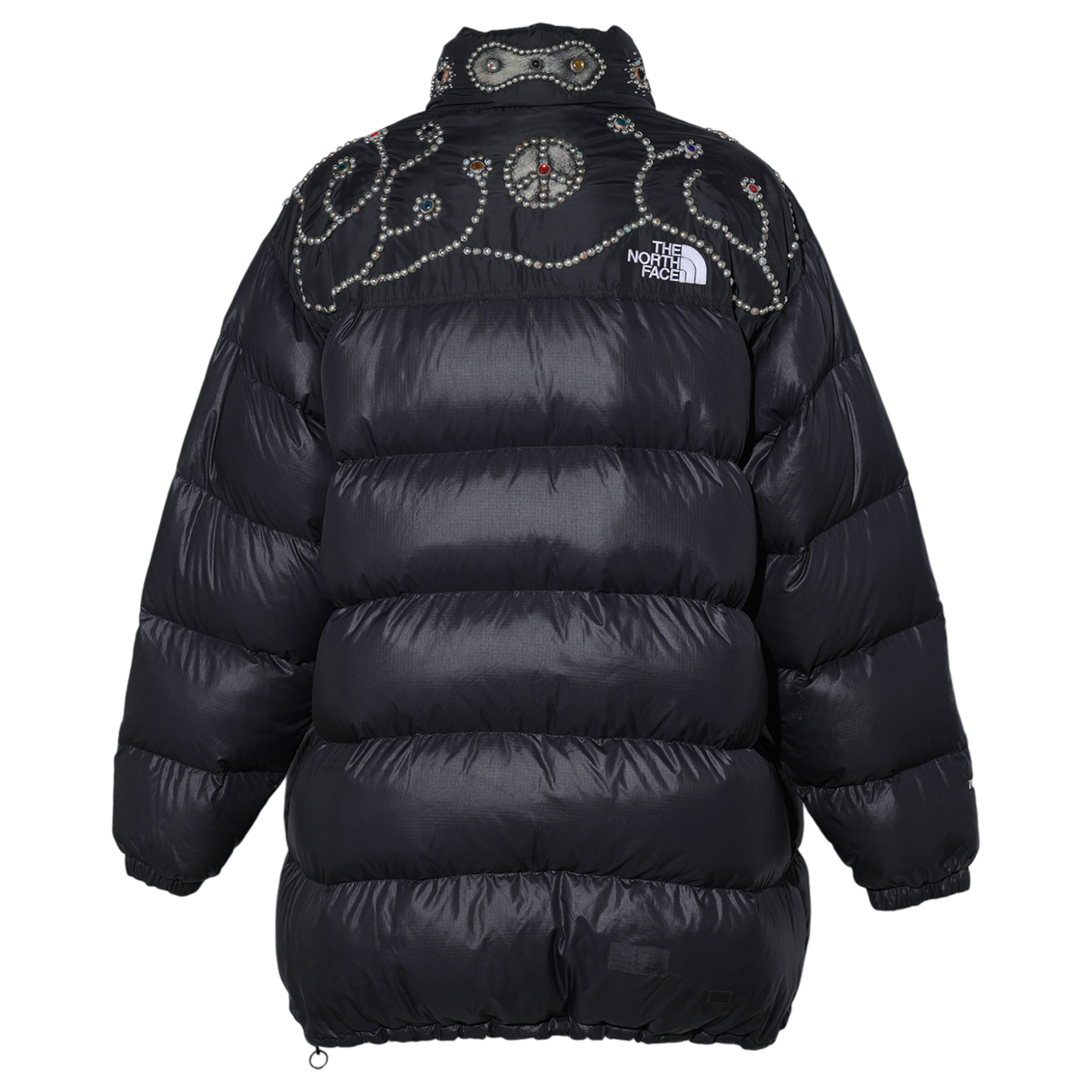 STUDS LONG NUPTSE DOWN JACKE / BLACK