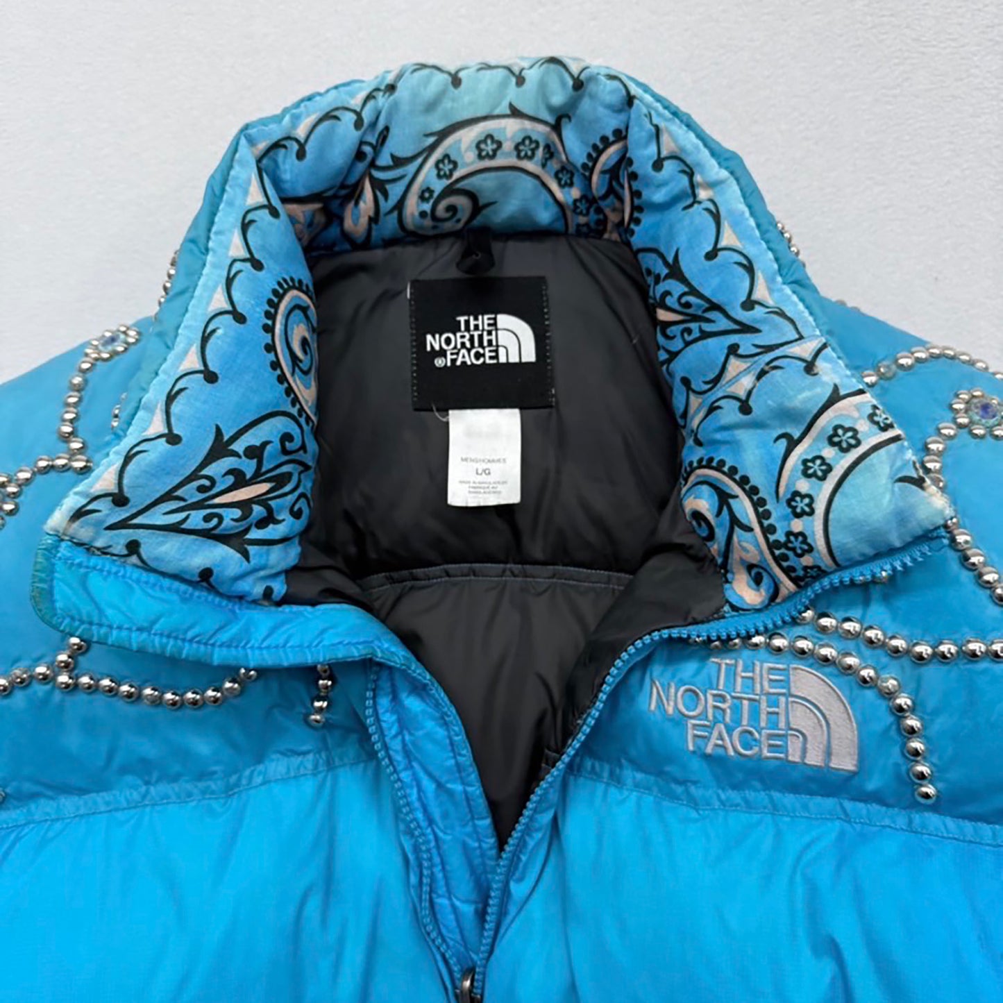 STUDS NUPTSE DOWN JACKET / CYAN