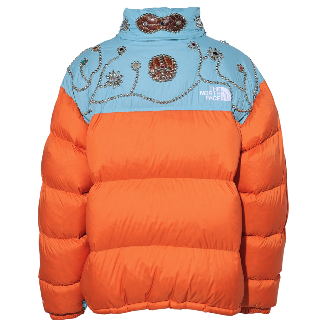 STUDS LONG NUPTSE DOWN JACKET (南極大陸限定カラー/Antarctica-exclusive color ) / GREEN