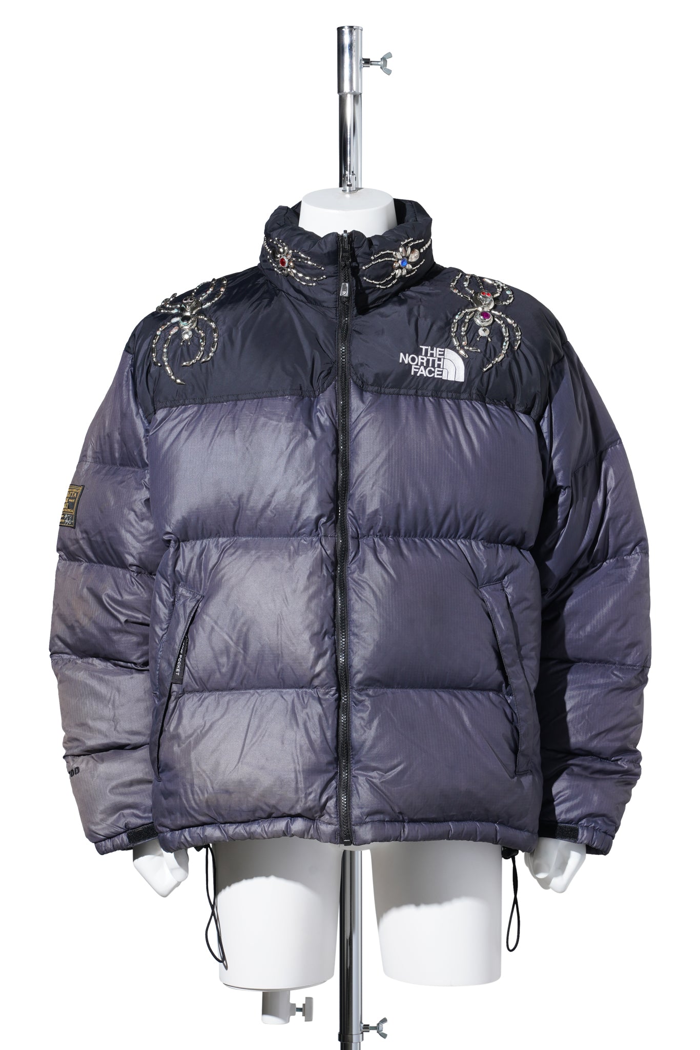 STUDS NUPTSE DOWN JACKET” BLACK WIDOW” / FADE BLACK